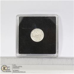 1945 NEWFOUNDLAND SILVER 5 CENT HIGH GRADE