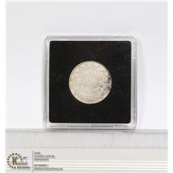 1896 NEWFOUNDLAND SILVER 20 CENT