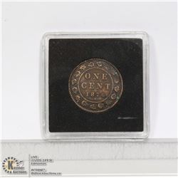 1876H VICTORIAN CANADA LARGE CENT