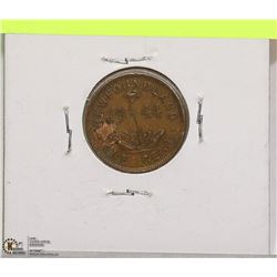 1944 NEWFOUNDLAND 1CENT