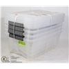 Image 1 : NEW BUCKLE-UP 4 CONTAINER STORAGE SET W/ LIDS