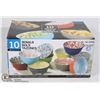 Image 1 : NEW SET OF 10 11OZ COLOURFUL CERAMIC BOWLS