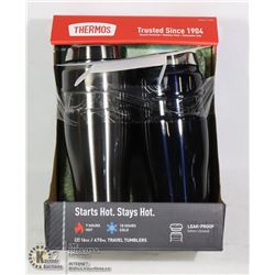 THERMOS LEAK PROOF TRAVEL TUMBLERS