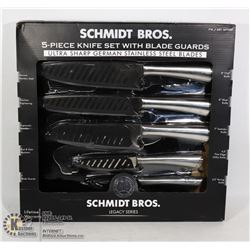 SCHMIDT BROS. 5 PC GERMAN ST. STEEL KNIFE SET