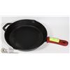 Image 1 : TRAMONTINA 12" (LARGE) CAST IRON FRYING PAN