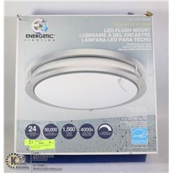 ENERGETIC LED FLUSH MOUNT LIGHT FIXTURE