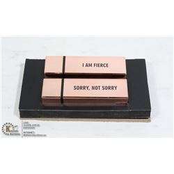 2 NEW REALHER MOISTURIZING LIPSTICKS - ROSE PINK &