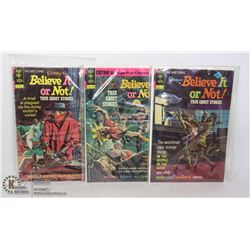 THREE 25 CENT GOLD KEY RIPLEYS BELIEVE IT OR NOT