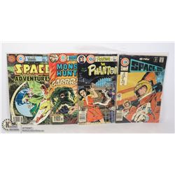 FOUR 30/35 CENT COMICS