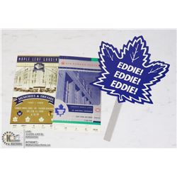 VINTAGE TORONTO MAPLE LEAFS FAN MEMORABILIA &