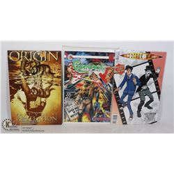THREE COMICS - ORIGIN, CARNAGE #1 & DOCTOR WHO #1
