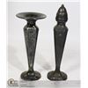 Image 1 : VIKING SILVER PLATE CANDLE HOLDER & SALT/PEPPER