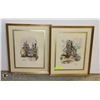 Image 1 : 2 PC WATERCOLOR SIGNED JAN KORTHAIS. PROF FRAMED