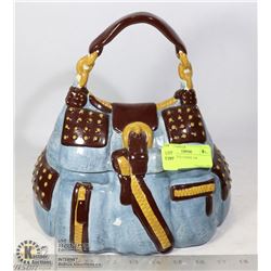 PURSE STYLE COOKIE JAR