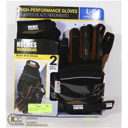 HOLMES WORKWEAR WINTER WORK GLOVES