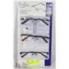 Image 1 : FOSTER GRANT READING GLASSES +2.50 SEMI RIMLESS