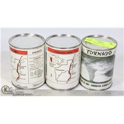 3 CANS TORNADO DUST COMMEMORATING FRIDAY JULY 31