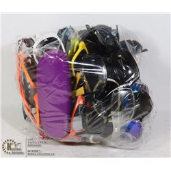 30 PAIRS OF ASSORTED SUNGLASSES AND FRAMES ALL