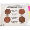 Image 1 : 1965 CANADA PENNY VARIETIES INC SCARCE LBP5
