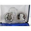 Image 1 : SET OF 2 COOK ISLANDS $1 TRIBUTE TO CANADA COINS