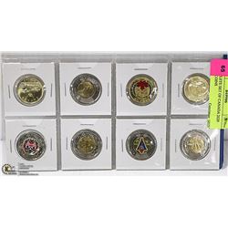 COMPLETE SET OF CANADA 2020 $1/$2 COINS
