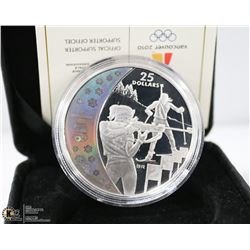 2008 $25 CANADA SILVER VANCOUVER OLYMPIC COIN
