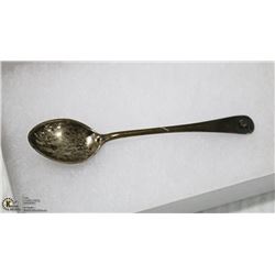 STERLING SILVER SPOON W. GOLD NUGGET ATTACHED