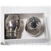 Image 1 : .925 STERLING SILVER SALT & PEPPER SHAKER SET