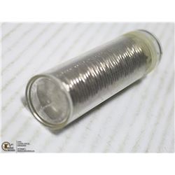 UNCIRCULATED ROLL OF 1961 CANADA 5 CENT COINS