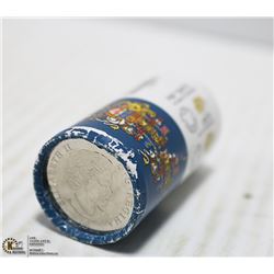 MINT SEALED ROLL OF CANADA 50 CENT COINS 2018