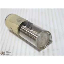 UNCIRCULATED ROLL OF 1965 CANADA 5 CENT COINS