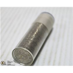 COLLECTOR ROLL OF 40 1959 CANADA 5 CENT COINS