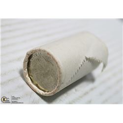 UNCIRCULATED ROLL OF CANADA 50 CENT COINS 1993