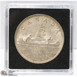 1936 CANADA SILVER DOLLAR LAST YEAR OF GEORGE V