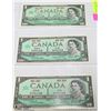 Image 1 : LOT OF 3 MINT CONDITION 1967 BANKNOTES NO SERIAL #