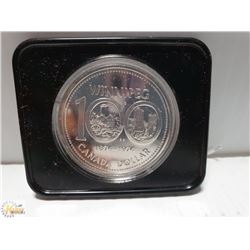 1974 CANADA SILVER DOLLAR WINNIPEG CENTENNIAL
