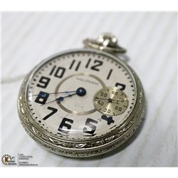 WALTHAM 15 JEWEL POCKET WATCH 1887
