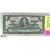 Image 1 : 1937 CANADIAN $1 BILL