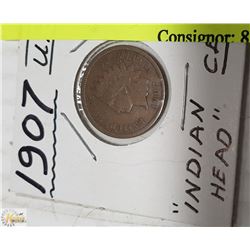 1907 INDIAN HEAD PENNY