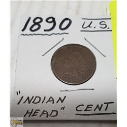 1890 INDIAN HEAD PENNY