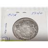 Image 1 : 1940 CANADA SILVER 50 CENT COIN