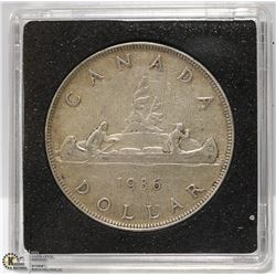 1936 KING GEORGE V CANADA SILVER DOLLAR COIN