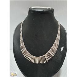 16" STERLING TWO-TONE FASHION CHAIN C. 1960S