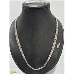 24" STERLING SILVER CHAIN 40 GRAMS IN WEIGHT