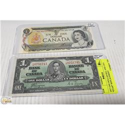 1937 ONE DOLLAR BILL AND 1973 *STAR* REPLACEMENT