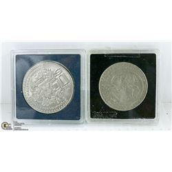 MEXICO 1982 SERIES MAYAN PESO $50 & $20