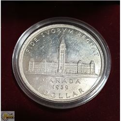 1939 MINT CANADA SILVER DOLLAR