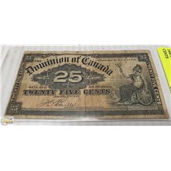 1900 DOMINION OF CANADA 25 CENTS