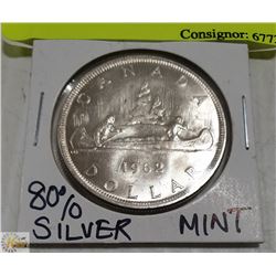 1962 CANADA SILVER DOLLAR