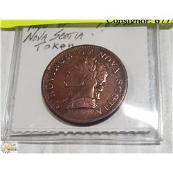 1832 PROVINCE OF NOVA SCOTIA HALF PENNY